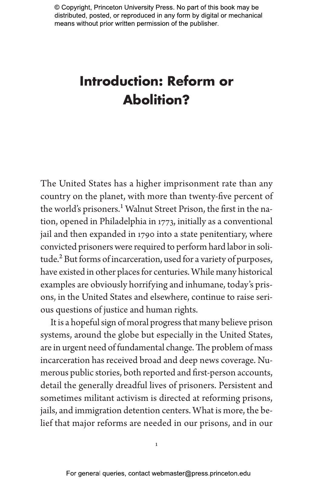 The Idea of Prison Abolition | Princeton University Press