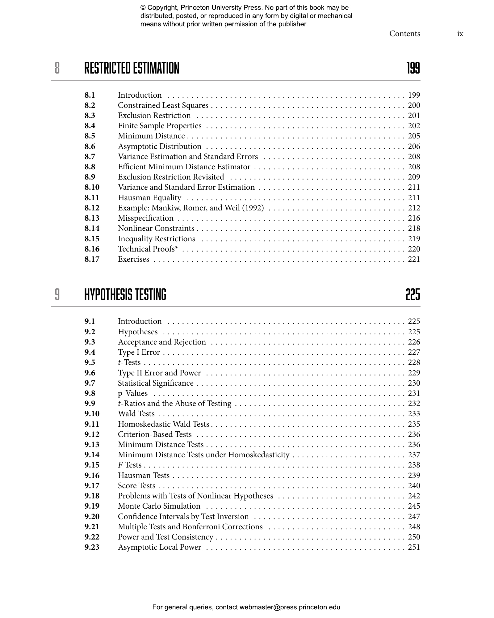 Econometrics | Princeton University Press