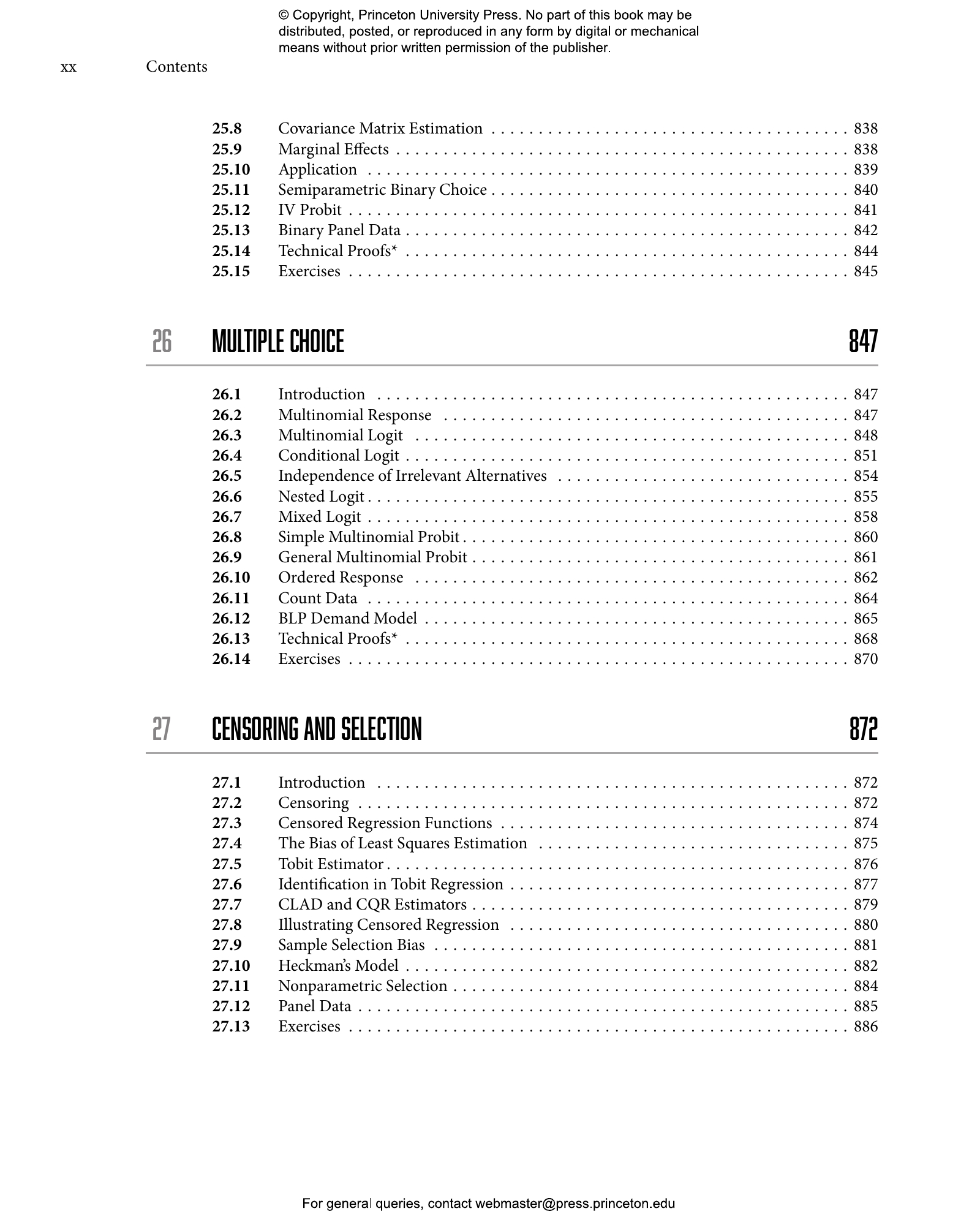 Econometrics | Princeton University Press