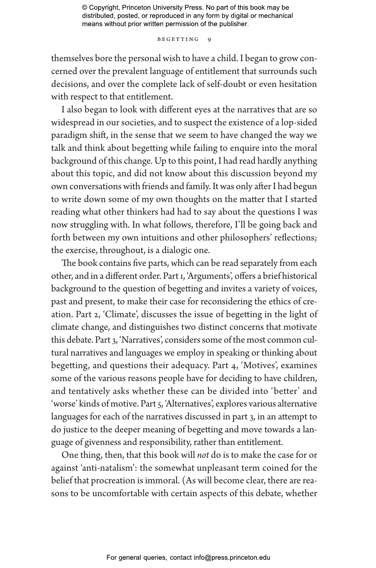 Begetting | Princeton University Press