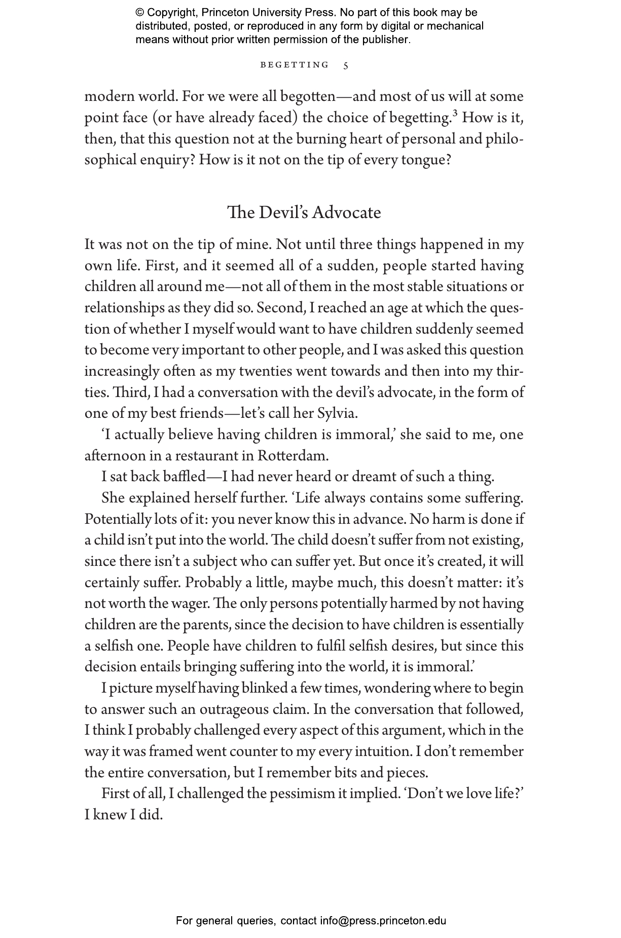 Begetting | Princeton University Press